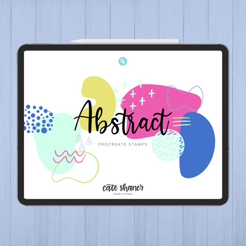 Abstract Procreate Stamps