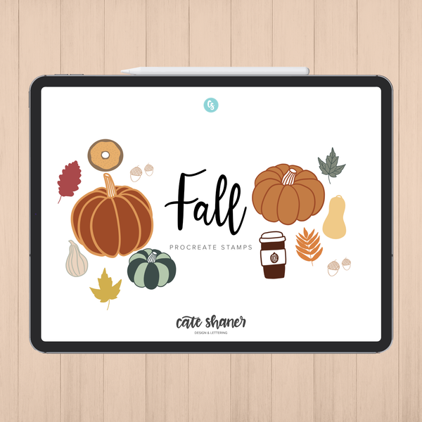 Fall Procreate Stamps