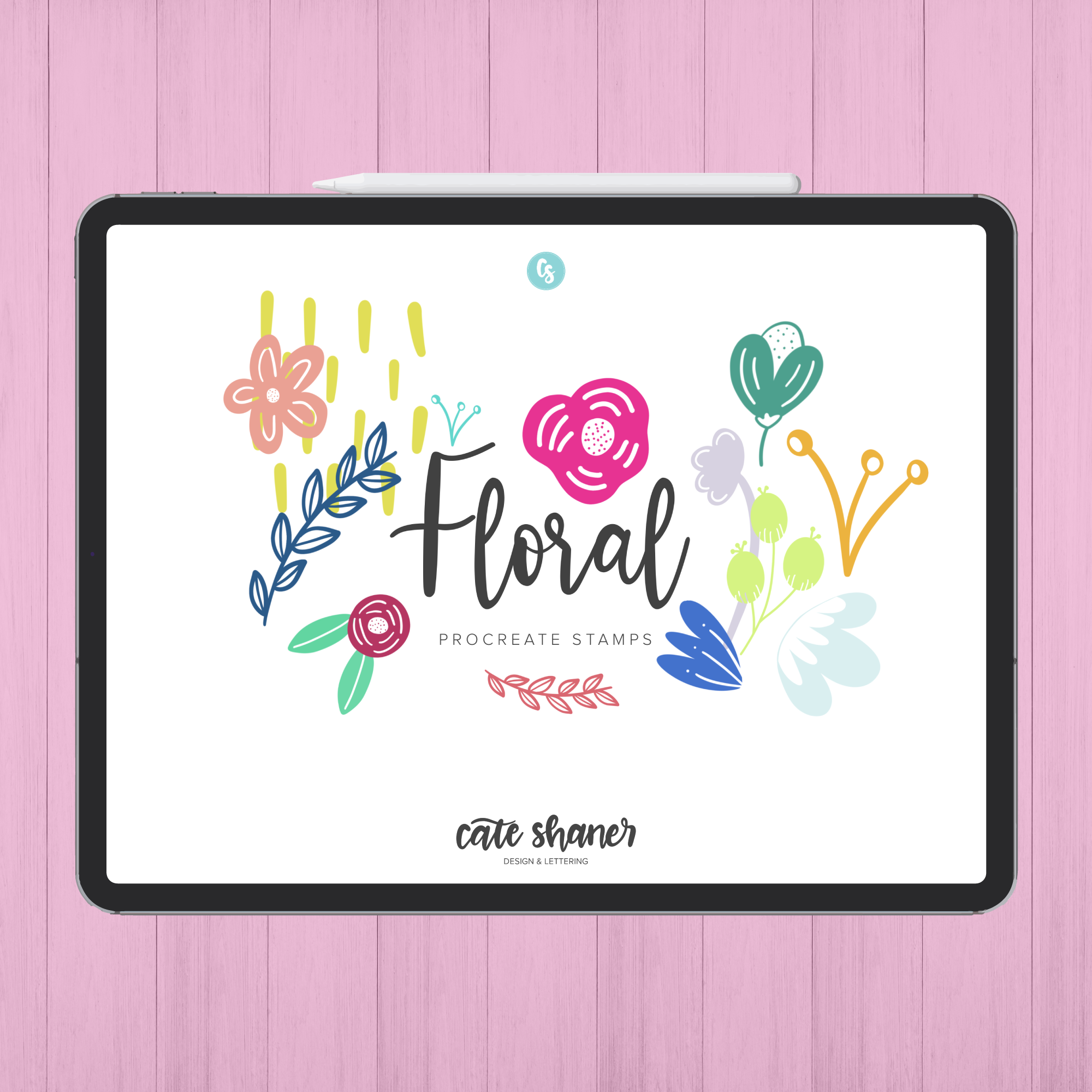 Floral Procreate Stamps
