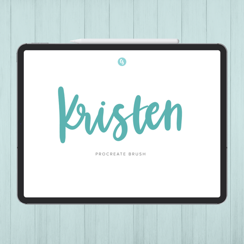 Kristen Modern Procreate Brush