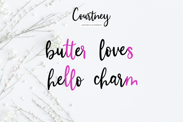 Courtney Script Font